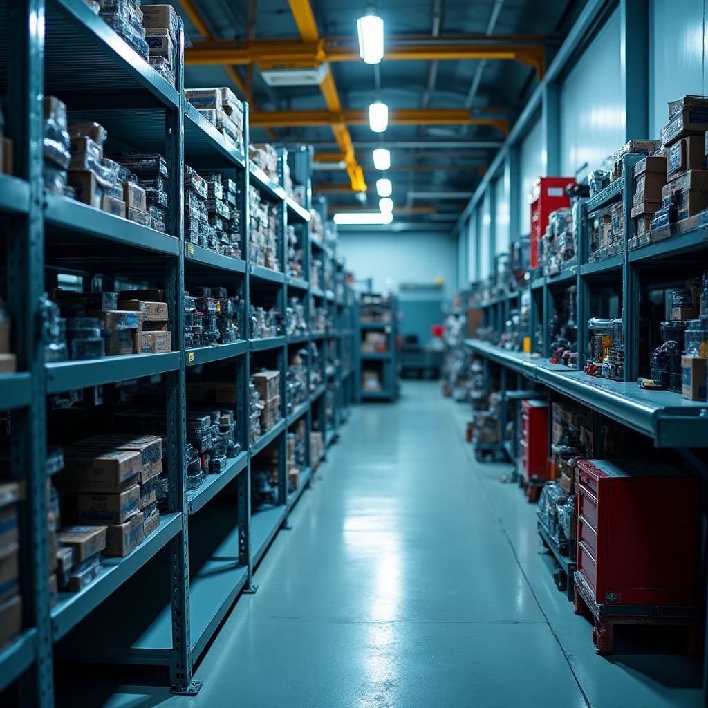 Stock de pièces détachées