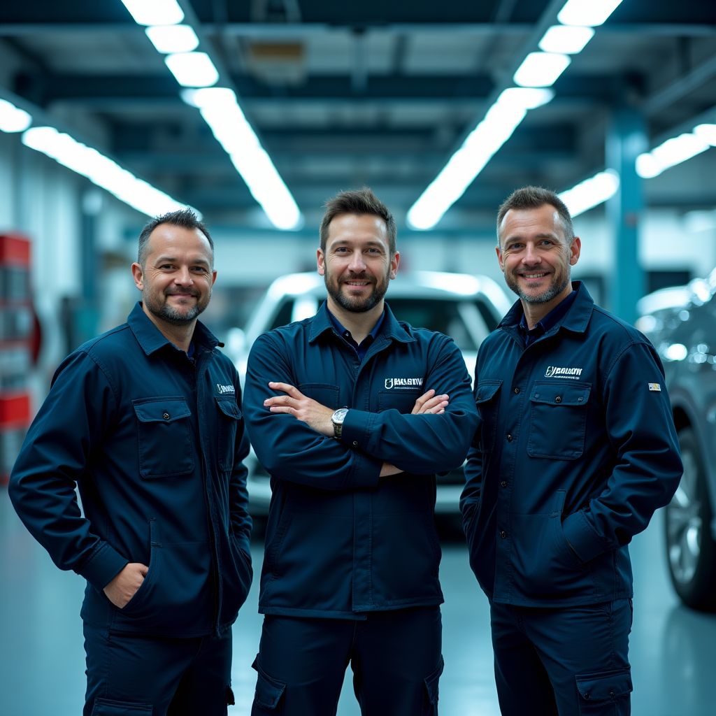 L'équipe Pepnr devant leur atelier moderne