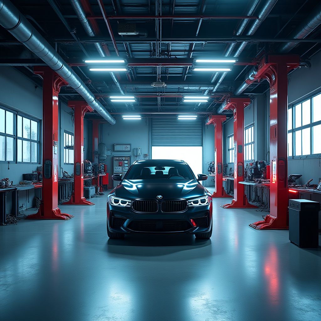 Atelier de réparation mécanique